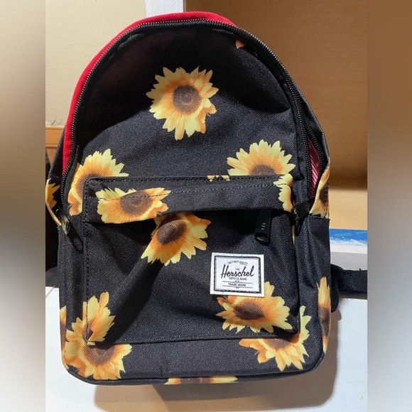 Herschel Supply Company Handbags - The Herschel Supply Co. Brand | Classic Backpack | Sunflower Print | Mini 6.5L